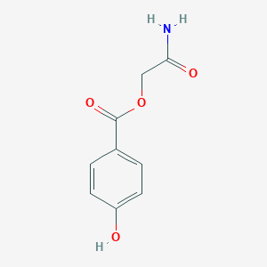 molecular formula C9H9NO4 B351696 Carbamoylmethyl 4-hydroxybenzoate CAS No. 59721-12-9