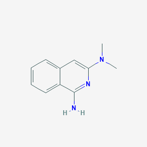 molecular formula C11H13N3 B351726 N3,N3-dimethylisoquinoline-1,3-diamine CAS No. 58814-55-4