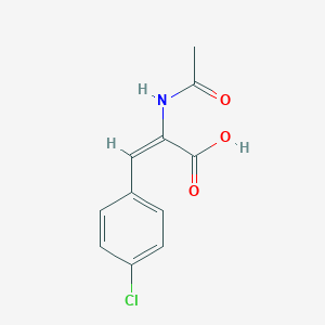 molecular formula C11H10ClNO3 B351751 2-Acetamido-3-(P-chlorophenyl)-acrylic acid CAS No. 3617-00-3
