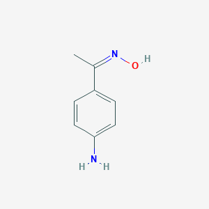 molecular formula C8H10N2O B351760 (NZ)-N-[1-(4-aminophenyl)ethylidene]hydroxylamine CAS No. 38063-81-9