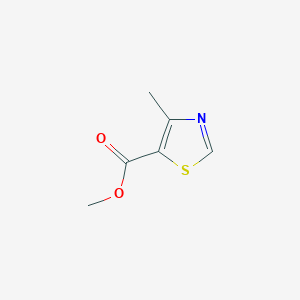 molecular formula C6H7NO2S B351778 Methyl 4-methylthiazole-5-carboxylate CAS No. 81569-44-0