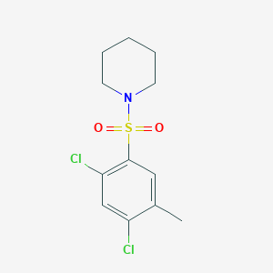 1-(2,4-Dichloro-5-methylphenyl)sulfonylpiperidine