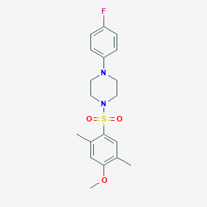 1-(4-Fluorophenyl)-4-(4-methoxy-2,5-dimethylphenyl)sulfonylpiperazine