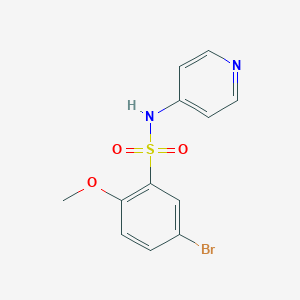 5-bromo-2-methoxy-N-pyridin-4-ylbenzenesulfonamide