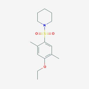 1-(4-Ethoxy-2,5-dimethylphenyl)sulfonylpiperidine