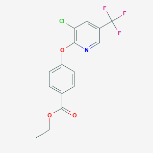 Ethyl 4-((3-chloro-5-(trifluoromethyl)pyridin-2-yl)oxy)benzoate