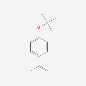 molecular formula C13H18O B035212 P-tert-Butoxy-alpha-methyl styrene CAS No. 105612-78-0