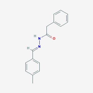 molecular formula C16H16N2O B352155 N'-(4-methylbenzylidene)-2-phenylacetohydrazide CAS No. 4830-83-5