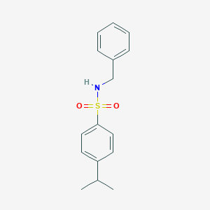 molecular formula C16H19NO2S B352157 N-benzyl-4-propan-2-ylbenzenesulfonamide CAS No. 321704-22-7