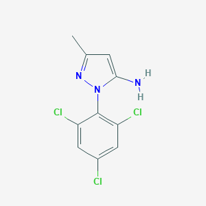 3-Methyl-1-(2,4,6-trichlorophenyl)-1H-pyrazol-5-amine