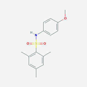molecular formula C16H19NO3S B352311 N-(4-methoxyphenyl)-2,4,6-trimethylbenzene-1-sulfonamide CAS No. 305849-21-2