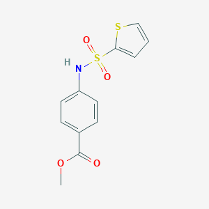 molecular formula C12H11NO4S2 B352336 Methyl 4-(thiophen-2-ylsulfonylamino)benzoate CAS No. 380342-27-8