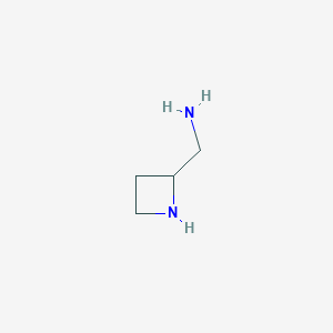 molecular formula C4H10N2 B035244 Azetidin-2-ylmethanamine CAS No. 103550-76-1