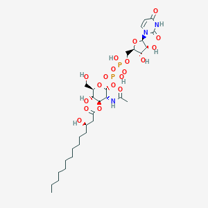 molecular formula C31H53N3O19P2 B035254 UDP-3-O-acyl-GlcNAc CAS No. 108636-29-9