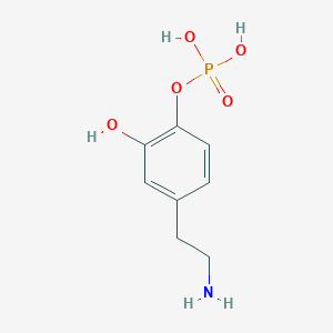 molecular formula C8H12NO5P B035262 Dopamine-4-phosphate ester CAS No. 103878-94-0