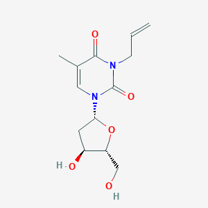 molecular formula C13H18N2O5 B035274 N(3)-Allylthymidine CAS No. 103951-14-0