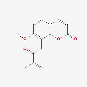 molecular formula C15H14O4 B035277 Murrayone CAS No. 19668-69-0