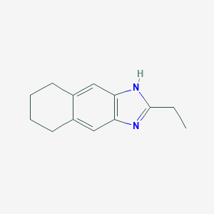 molecular formula C13H16N2 B035278 2-Ethyl-5,6,7,8-tetrahydro-1H-naphtho[2,3-d]imidazole CAS No. 109041-81-8