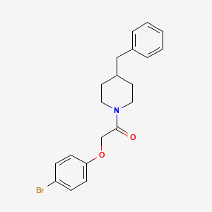molecular formula C20H22BrNO2 B3528219 1-(4-Benzylpiperidin-1-yl)-2-(4-bromophenoxy)ethanone 