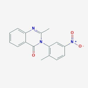 2-Methyl-3-(2-methyl-5-nitrophenyl)quinazolin-4-one