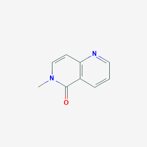 molecular formula C9H8N2O B035287 6-Methyl-1,6-naphthyridin-5-one CAS No. 19693-54-0