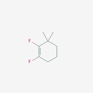 molecular formula C8H12F2 B035290 1,2-Difluoro-3,3-dimethylcyclohexene CAS No. 106325-36-4
