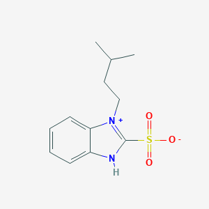 molecular formula C12H16N2O3S B352915 1-(3-methylbutyl)-1H-benzimidazole-2-sulfonic acid CAS No. 537009-99-7