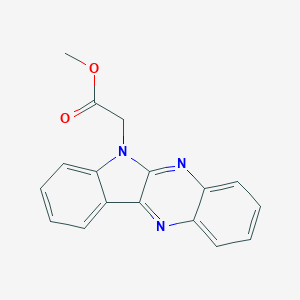molecular formula C17H13N3O2 B352936 Methyl 2-indolo[3,2-b]quinoxalin-6-ylacetate CAS No. 443328-91-4