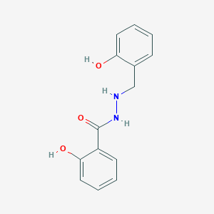 molecular formula C14H14N2O3 B352940 2-hydroxy-N'-(2-hydroxybenzyl)benzohydrazide CAS No. 187806-37-7