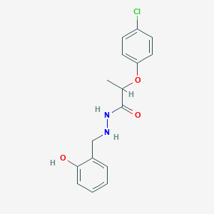 2-(4-chlorophenoxy)-N'-(2-hydroxybenzyl)propanehydrazide