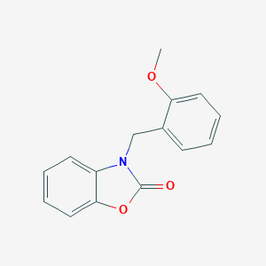 molecular formula C15H13NO3 B352954 3-(2-methoxybenzyl)benzo[d]oxazol-2(3H)-one CAS No. 609335-07-1