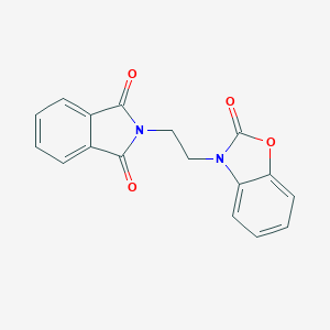 molecular formula C17H12N2O4 B352958 2-[2-(2-oxo-1,3-benzoxazol-3(2H)-yl)ethyl]-1H-isoindole-1,3(2H)-dione CAS No. 609335-19-5