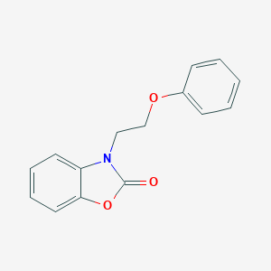 molecular formula C15H13NO3 B352961 3-(2-phenoxyethyl)-1,3-benzoxazol-2(3H)-one CAS No. 609335-21-9