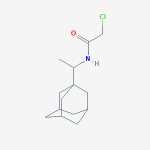 molecular formula C14H22ClNO B352966 N-(1-Adamantan-1-yl-ethyl)-2-chloro-acetamide CAS No. 141104-05-4