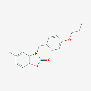 5-methyl-3-(4-propoxybenzyl)-1,3-benzoxazol-2(3H)-one