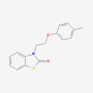 3-[2-(4-Methylphenoxy)ethyl]-1,3-benzothiazol-2-one