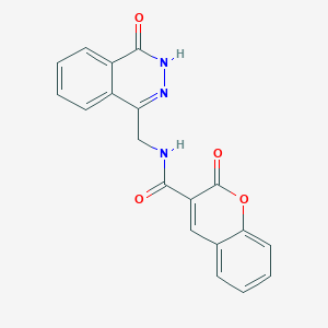 2-oxo-N-((4-oxo-3,4-dihydrophthalazin-1-yl)methyl)-2H-chromene-3-carboxamide