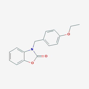 molecular formula C16H15NO3 B353047 3-(4-ethoxybenzyl)-1,3-benzoxazol-2(3H)-one CAS No. 838897-83-9