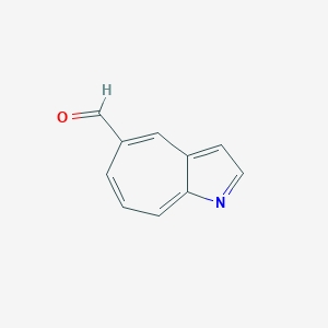 molecular formula C10H7NO B035315 Cyclohepta[b]pyrrole-5-carbaldehyde CAS No. 105852-70-8