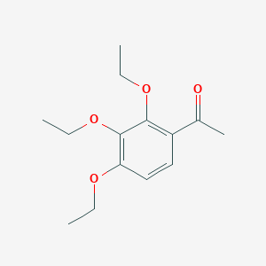 molecular formula C14H20O4 B035316 1-(2,3,4-Triethoxyphenyl)ethanone CAS No. 100864-28-6