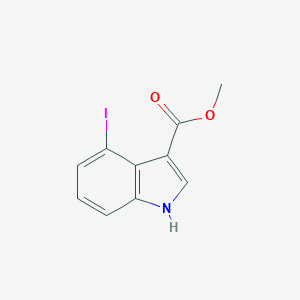 molecular formula C10H8INO2 B035322 Methyl 4-iodo-1H-indole-3-carboxylate CAS No. 101909-44-8
