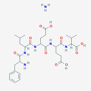 Ammonium phenylalanylleucyl-alpha-glutamyl-N-(1-carboxylato-2-methylpropyl)-alpha-glutamine