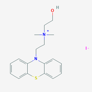 Dimethyl (2-hydroxyethyl)-(2-phenothiazin-10-ylethyl)ammonium iodide