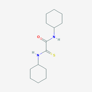 molecular formula C14H24N2OS B3532958 N,N'-Dicyclohexyl thiooxamide CAS No. 20836-95-7