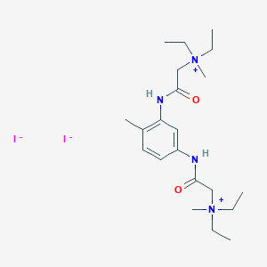 Ammonium, (4-methyl-m-phenylenebis(iminocarbonylmethylene))bis(diethylmethyl-, diiodide