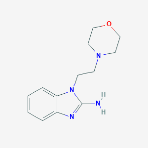 molecular formula C13H18N4O B353359 1-(2-吗啉-4-基乙基)-1H-苯并咪唑-2-胺 CAS No. 26840-48-2