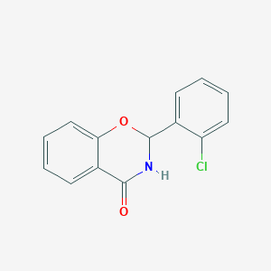 molecular formula C14H10ClNO2 B353372 2-(2-Chlorophenyl)-2,3-dihydro-1,3-benzoxazin-4-one CAS No. 681851-72-9