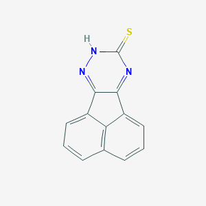 molecular formula C13H7N3S B353385 Acenaphtho[1,2-e][1,2,4]triazine-9-thiol CAS No. 67004-92-6