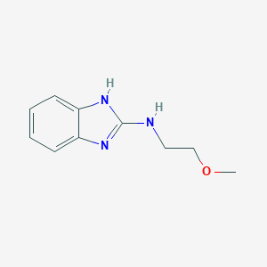 B353393 N-(2-methoxyethyl)-1H-1,3-benzodiazol-2-amine CAS No. 924867-97-0
