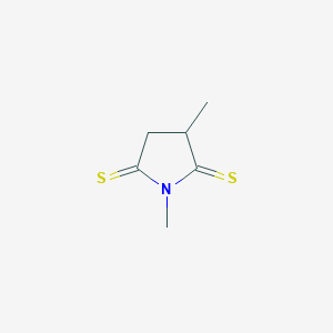 molecular formula C6H9NS2 B035345 1,3-Dimethylpyrrolidine-2,5-dithione CAS No. 109875-81-2